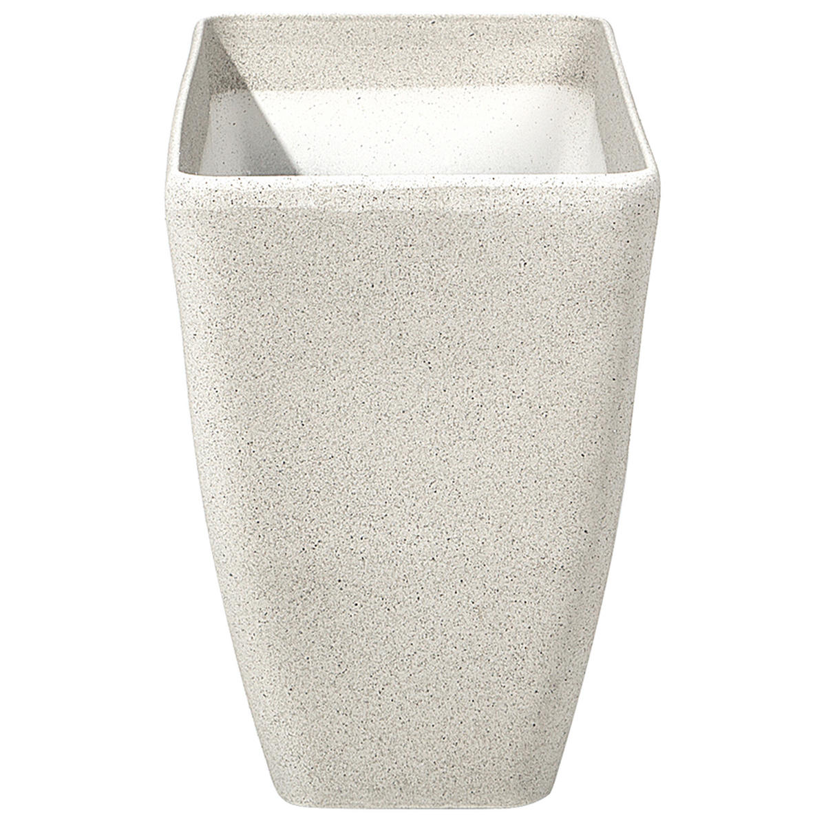 CVETLIČNI LONEC svetlo bež pravokoten 74/32/45 cm Baris - bež, kamen (45cm) - Beliani