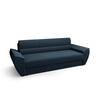SOFA REBI BIS mit Schlaffunktion POSO 05 mit Stauraum - Dunkelblau, Textil (80/78/240cm) - Bedante