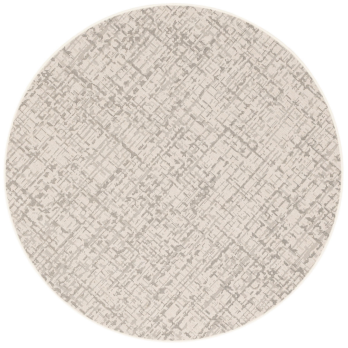 IN & OUTDOOR TEPPICH OSLO TREND RUND - Creme, Textil (160/160cm) - Snapstyle