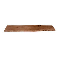 TISCHLATTEN MIT BAUMKANTE FÜR HEIMWERKER, AKAZIENHOLZ CURTIS - Braun/Naturfarben, Akazienholz/Holz (40/160/3cm) - SAM