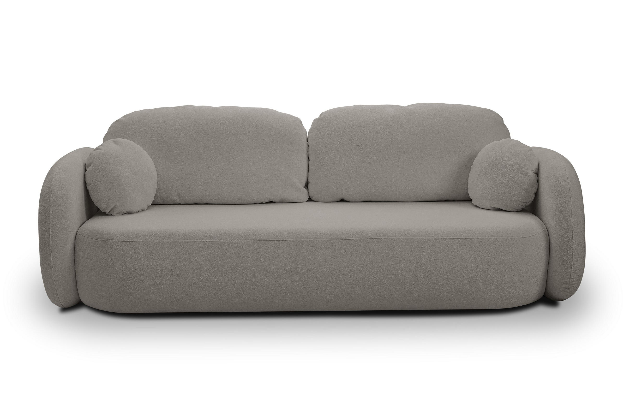Masseno Bettsofa Grau 238x86.5x101 cm