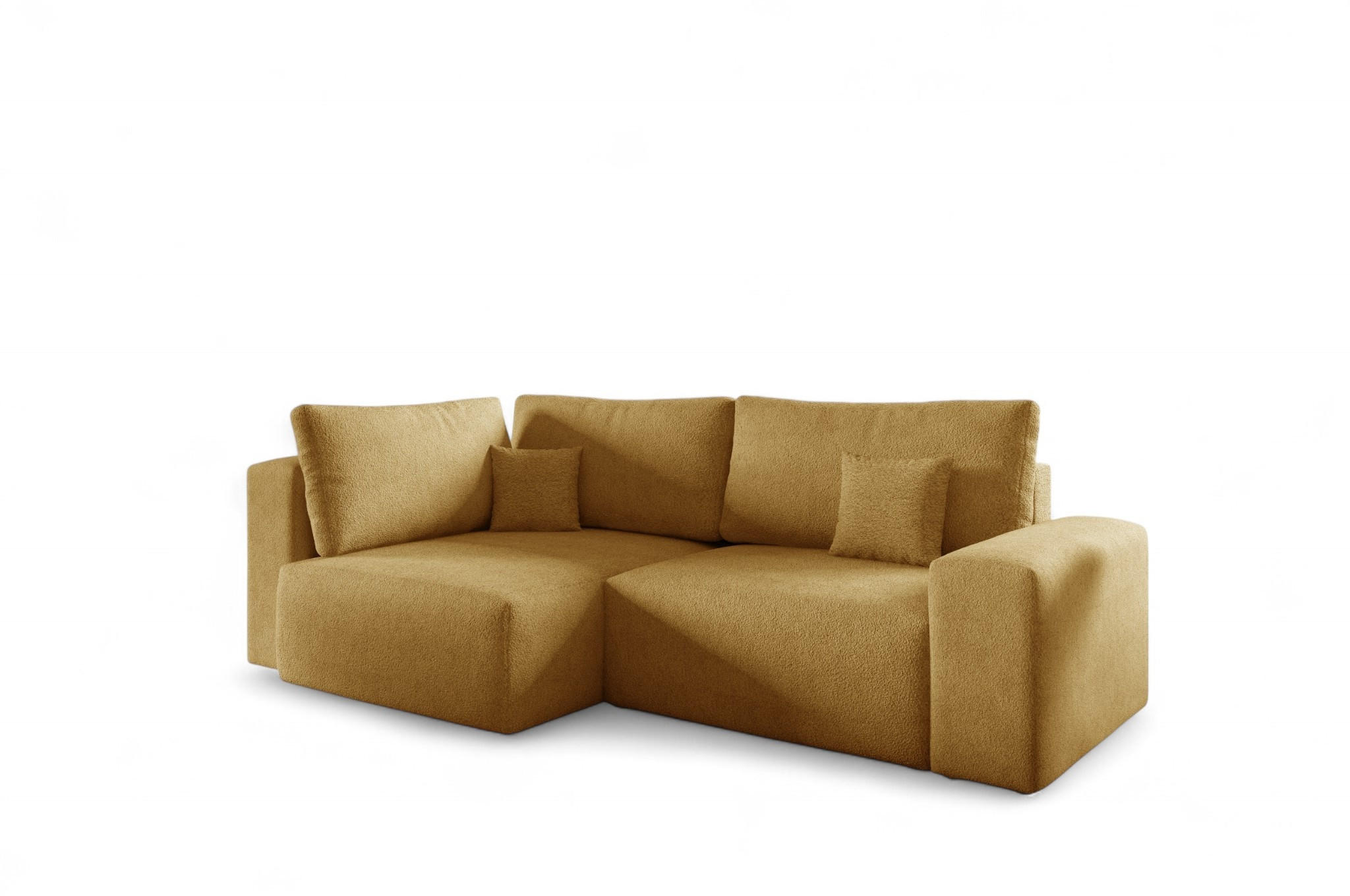 Fun Möbel Ecksofa Gelb 253x148 cm
