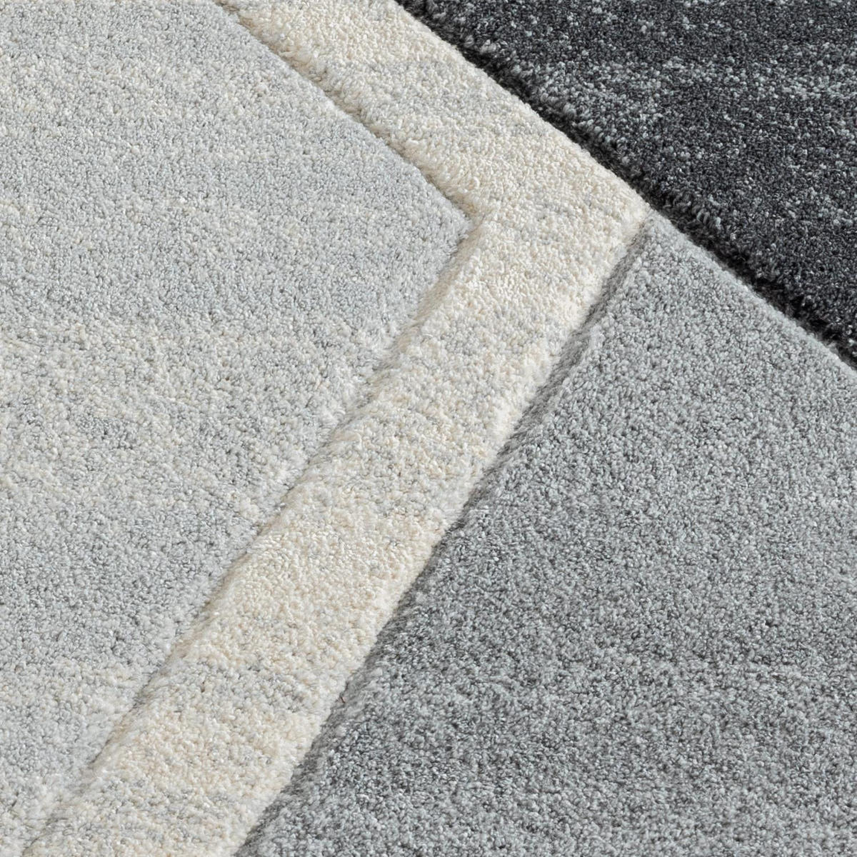 KURZFLOR-TEPPICH Bonito 7167 Grau 160x230 cm - Grau, Textil (160/230cm) - carpet city