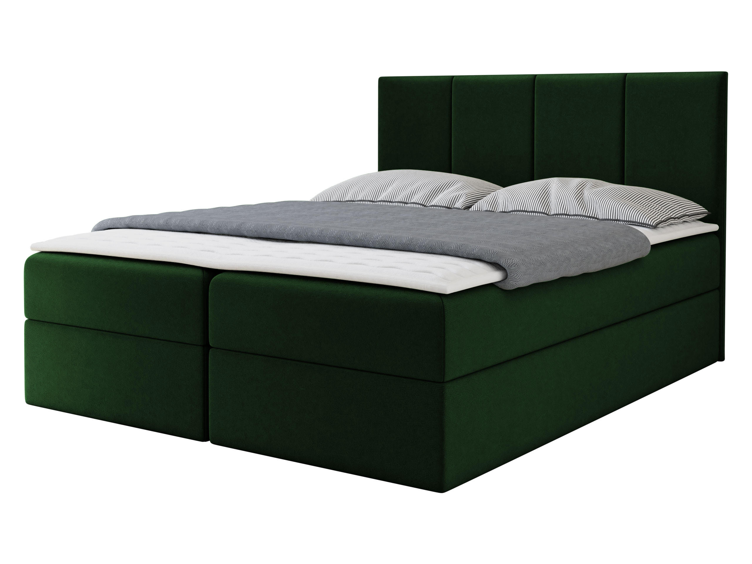 BOXBETT Rebos - H3 - Grün, Holz/Textil (160/200cm) - MIRJAN24