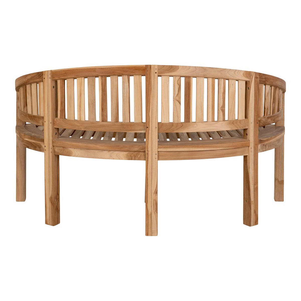 GARTENBANK Teak Dekor - Teakfarben, Holzwerkstoff (150/85/60cm) - ebuy24