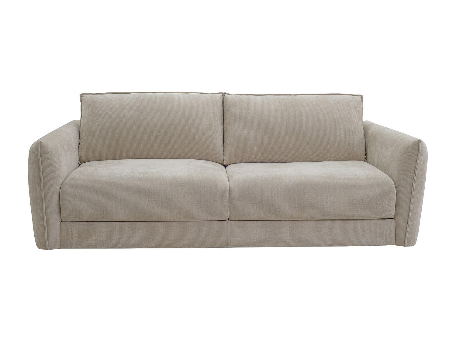 SCHLAFSOFA - 3 Personen - Stoff - Beige - - Beige, Textil (202/80/100cm) - Vente-Unique
