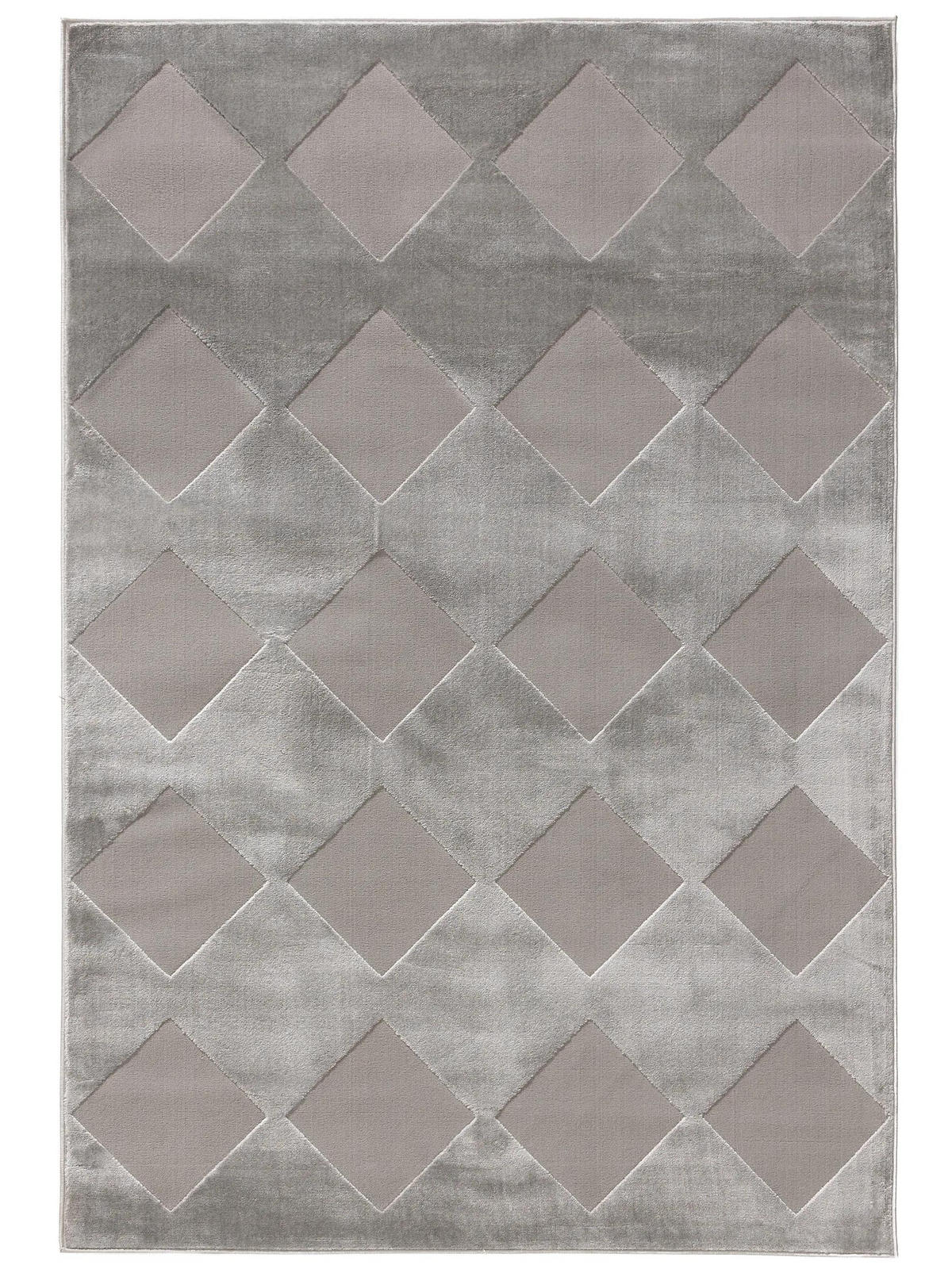 TEPPICH Claire Grau 240x340 cm - Grau, Kunststoff (240/340cm) - benuta