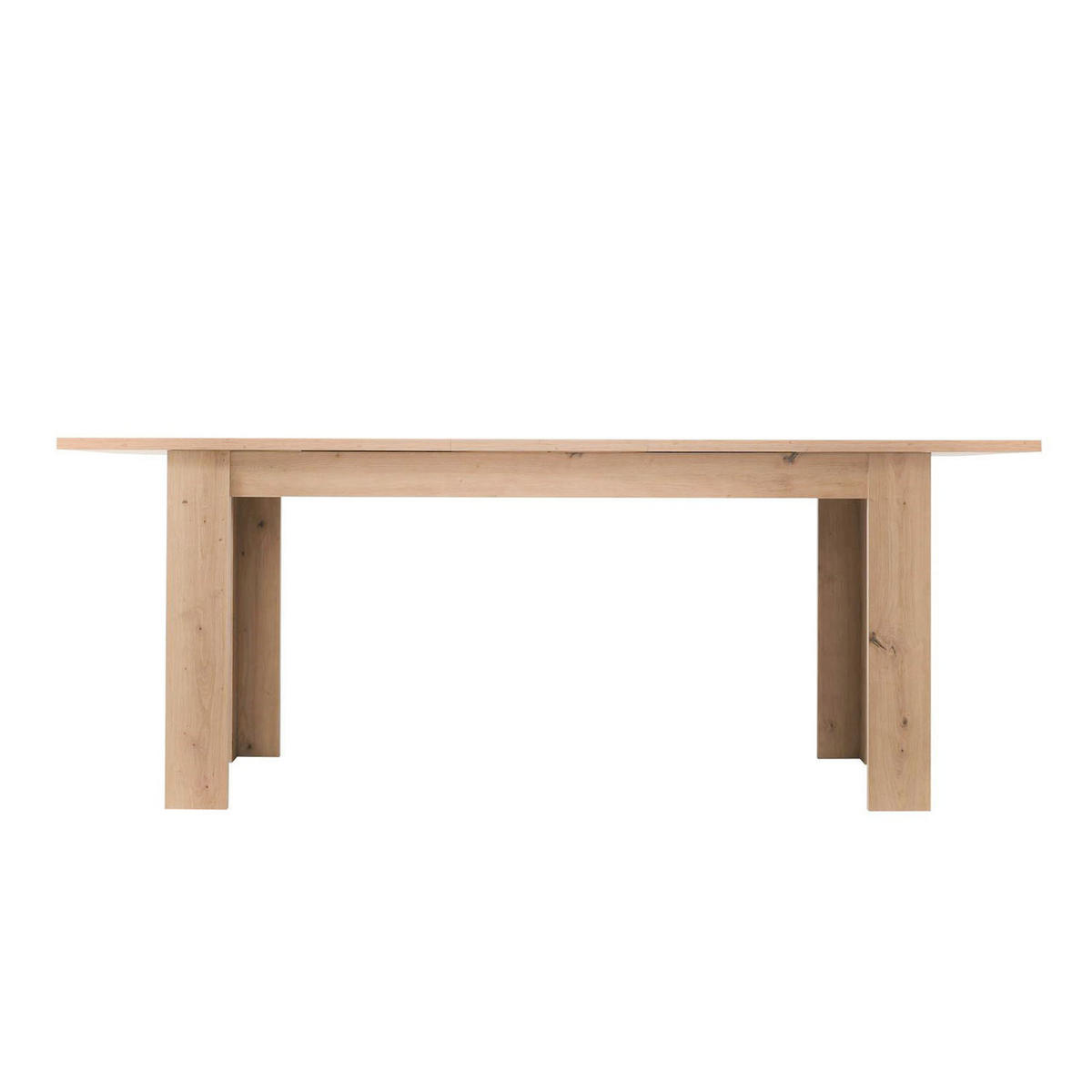 ESSTISCH in Holzwerkstoff 160-200/90/76 cm ausziehbar - Braun, Holz (90/160/76cm) - Homestyle4u
