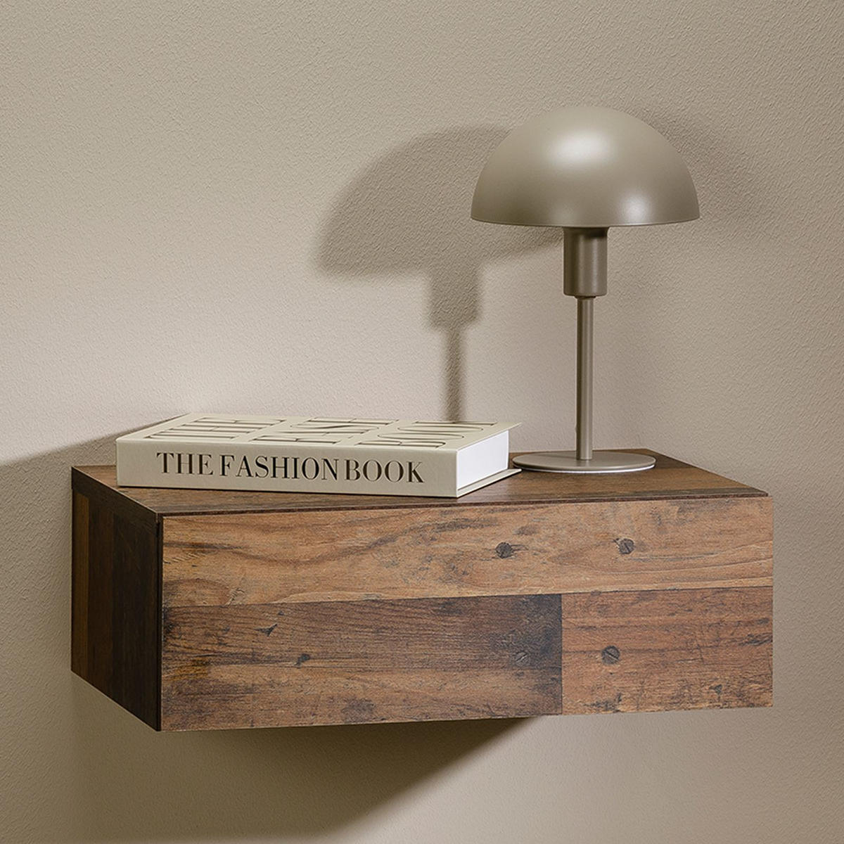 NACHTTISCH ANNE hängend - Dunkelbraun, Holzwerkstoff (42/14/30cm) - CARO-Möbel