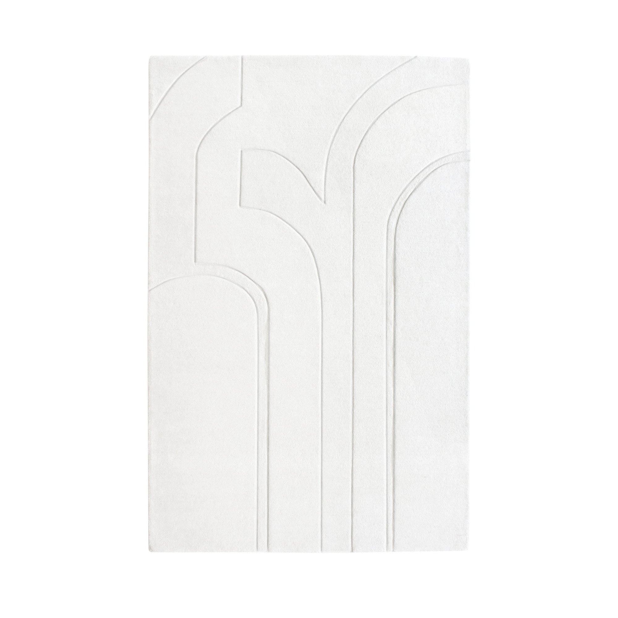 TEPPICHE Wolle Gebrochenes Weiß 300cm - Weiß, Textil (300/200cm) - Sia Home