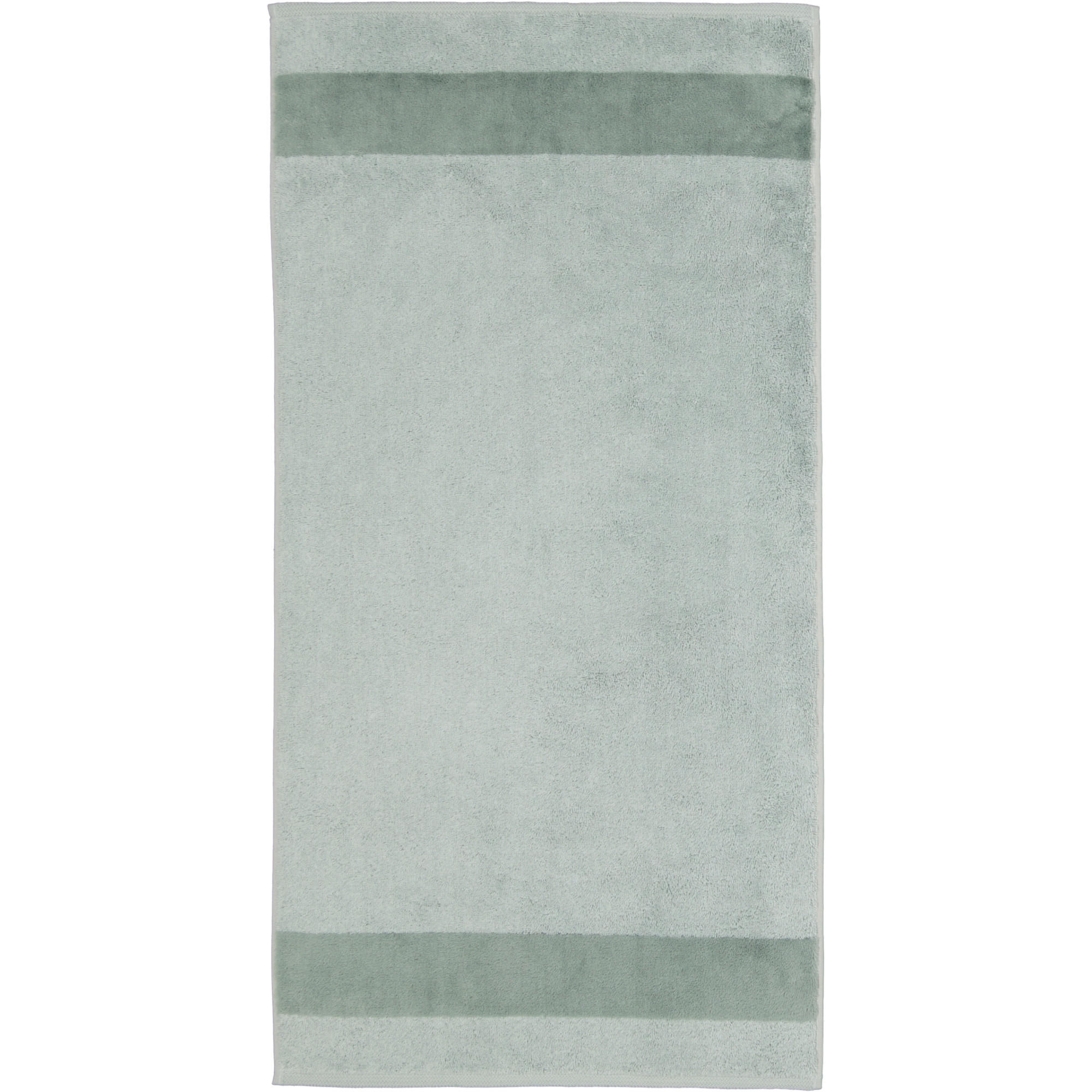 HANDTUCH LUXURY DOUBLE 2560 SAGE GREEN - 44 - Grün, Textil (50/100cm) - Zöllner