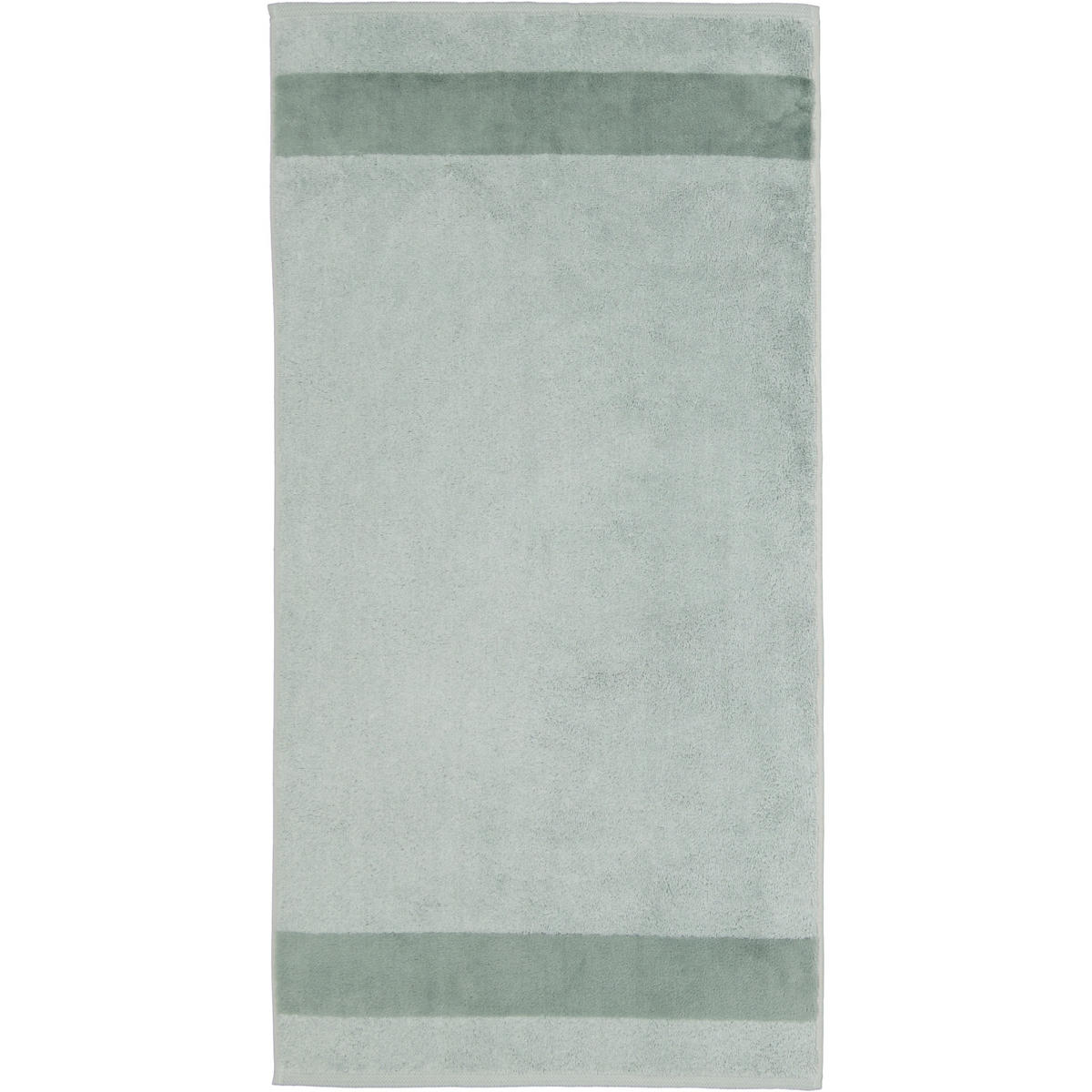 HANDTUCH LUXURY DOUBLE 2560 SAGE GREEN - 44 - Grün, Textil (50/100cm) - Zöllner