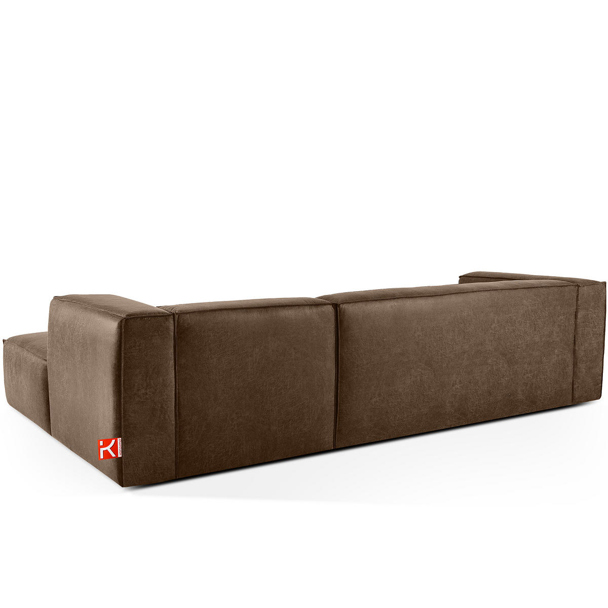 ECKSOFA RECHTS FEROX, Dunkelbraun - Dunkelbraun, Holz/Holzwerkstoff (300/175cm) - KONSIMO®