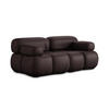 2-SITZER-SOFA Kunstleder Violett - Blau/Pflaume, Leder/Kunststoff (190/70/96cm) - Makamii