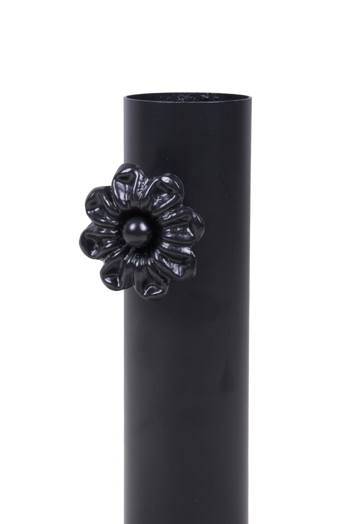 SONNENSCHIRMSTÄNDER Sascha Stahl Schwarz 33x44x44cm - Schwarz, Metall (44/44cm) - DELUKE