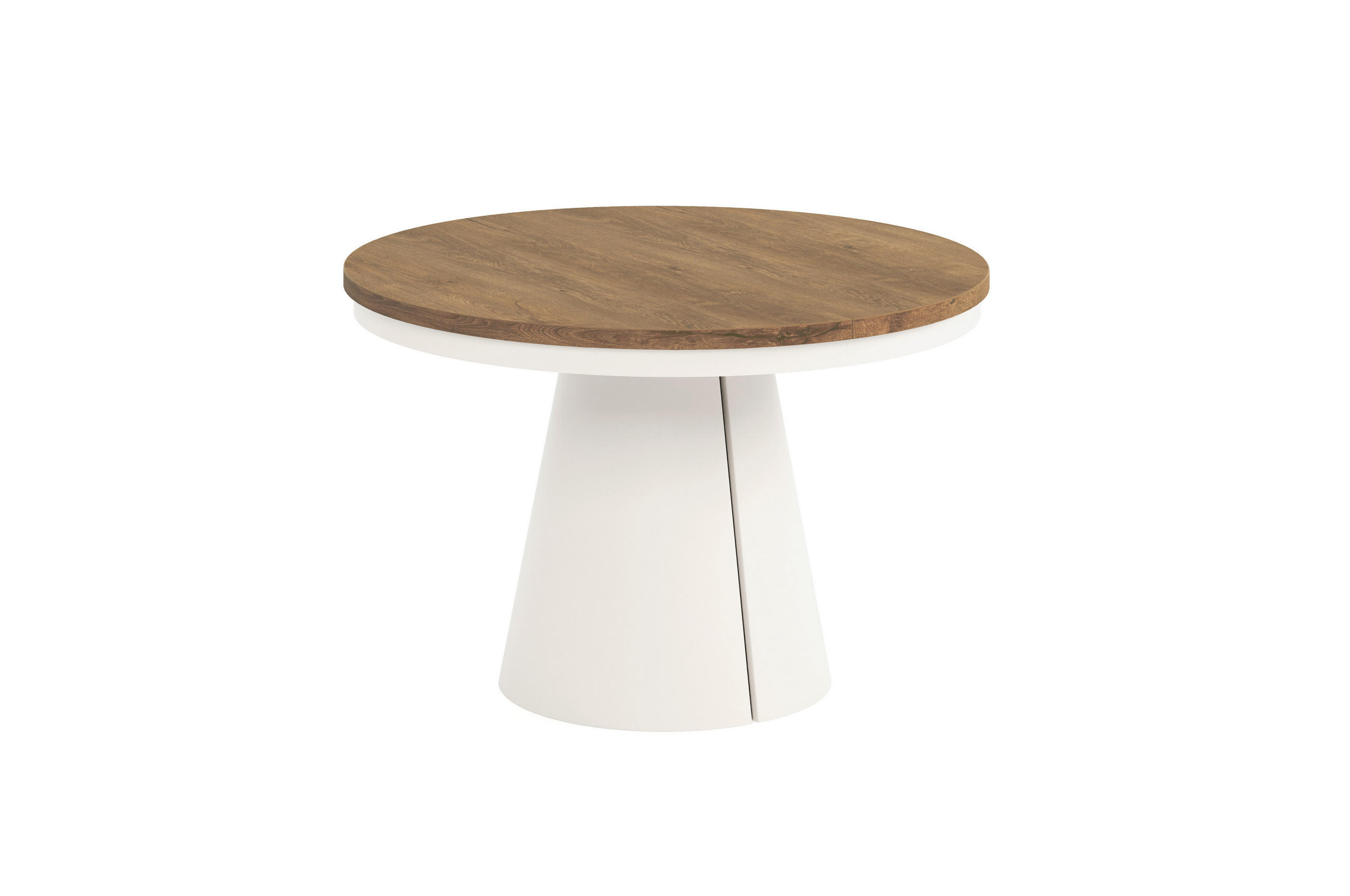 ESSTISCH CALMA Bis - Kaschmir/Beige, Holzwerkstoff/Metall (120/120/76cm) - Meblini