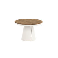 ESSTISCH CALMA Bis - Kaschmir/Beige, Holzwerkstoff/Metall (120/120/76cm) - Meblini