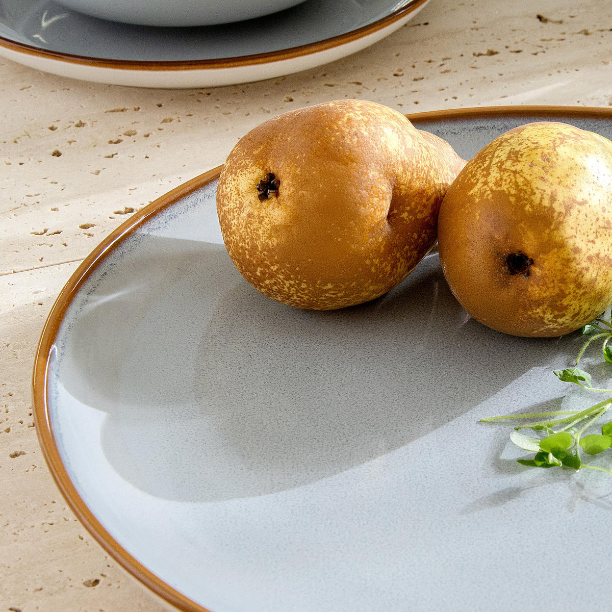 TELLER-SET Speisetellerset PORTOFINO 6-tlg - Blaugrau, Keramik (27cm) - Ritzenhoff Breker