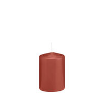 STUMPENKERZEN Ahorn Ø 48 x 80 mm, 24 Stück - Ahornfarben, Paraffin (5/8cm) - Wiedemann Kerzen