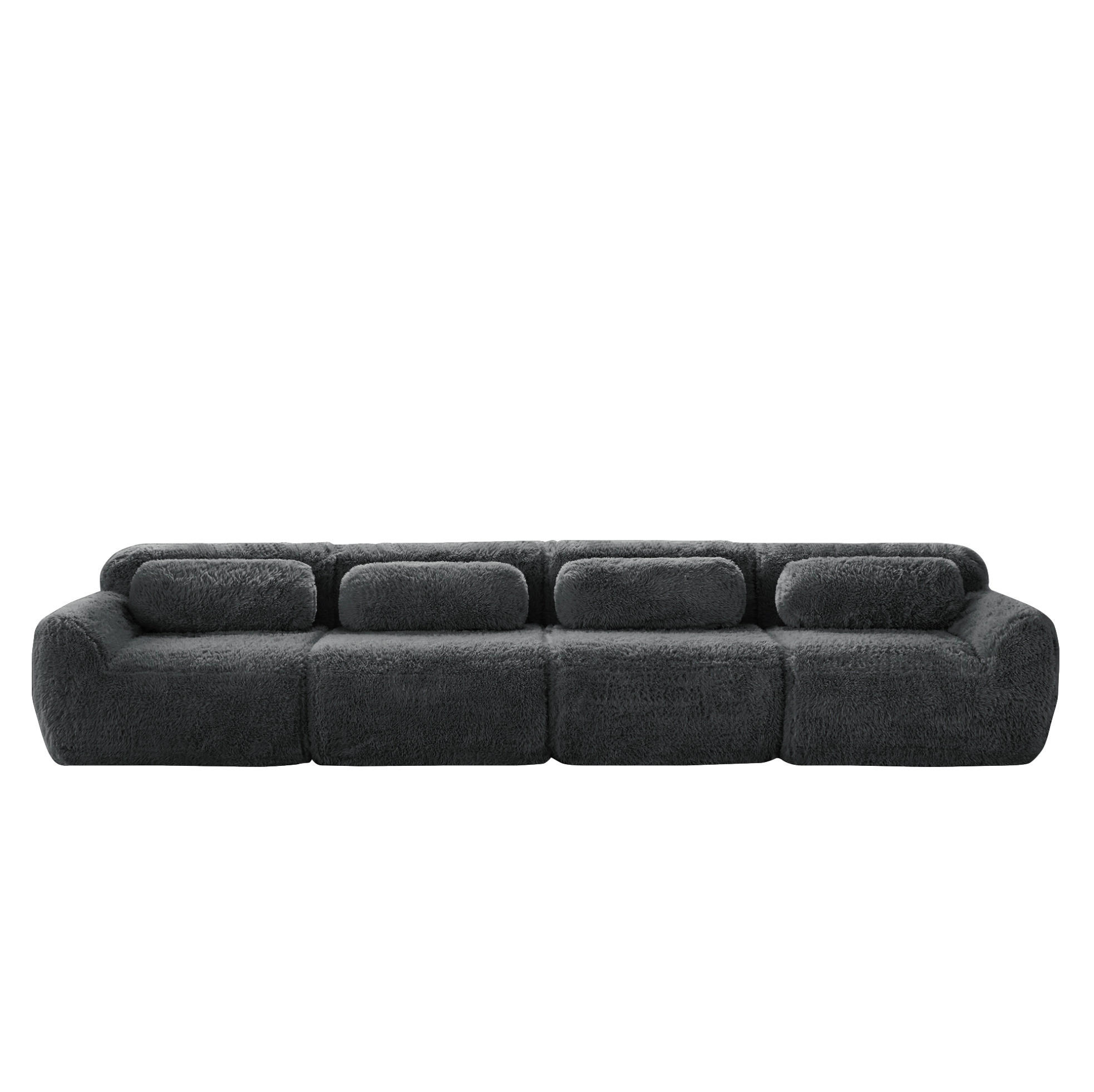Modenvie 4-Sitzer Grau 104x73x378 cm