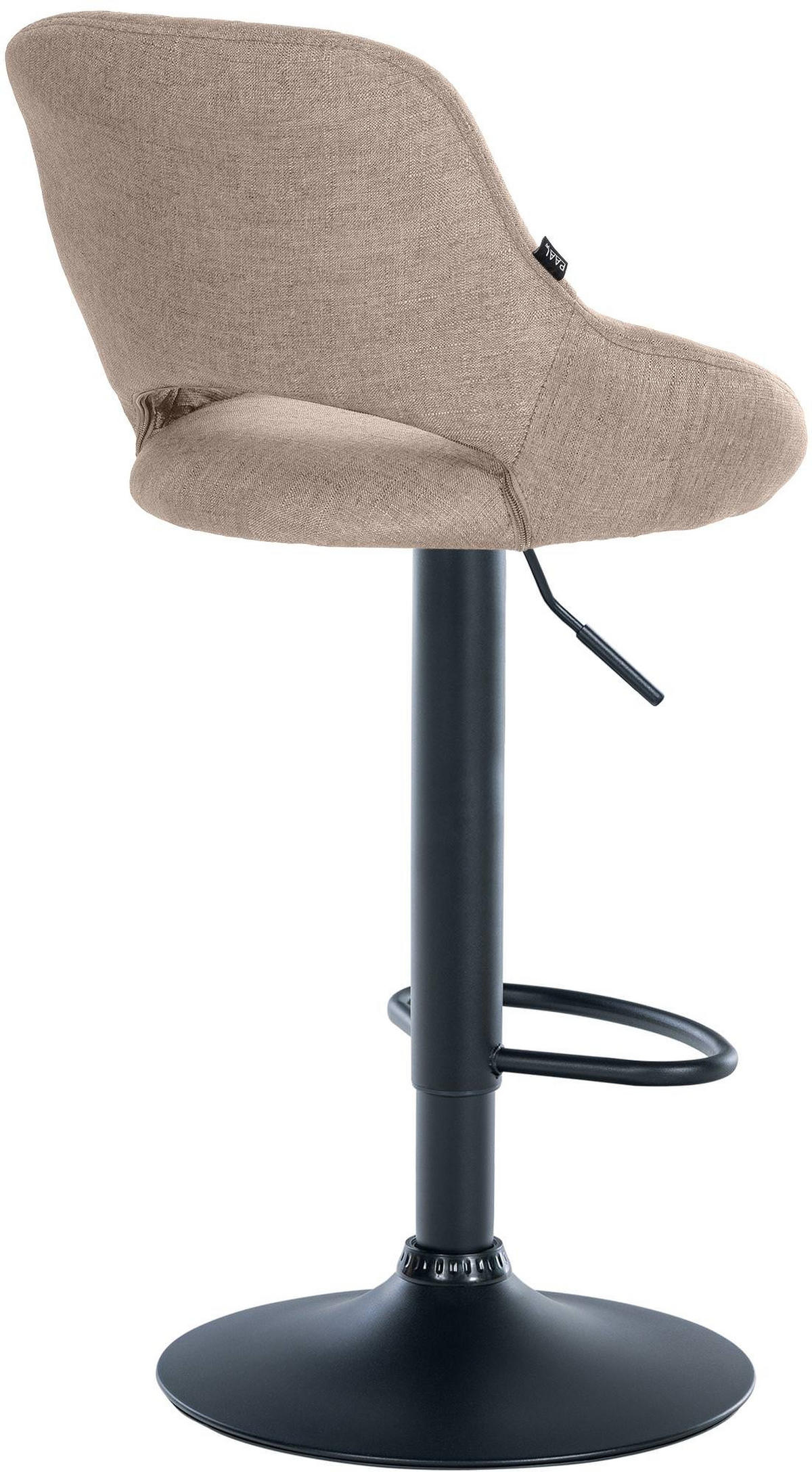 BARHOCKER 2er Set Stoff taupe - Taupe, Textil (47/85/48cm) - CLP
