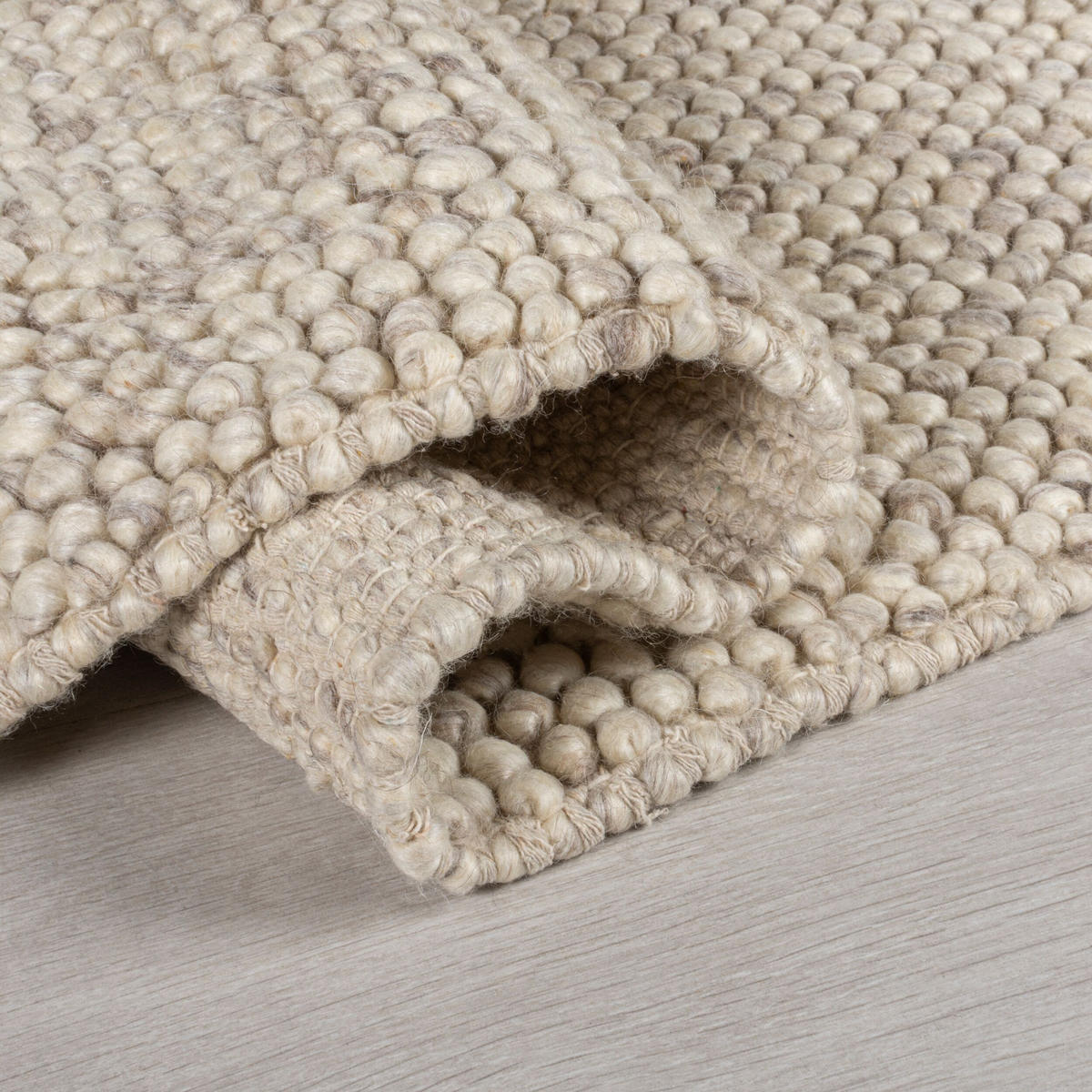TEPPICH Uni-Design, hochdicht MEDWAY, Beige 60x230 cm - Beige, Textil (60/230cm) - KADIMA DESIGN