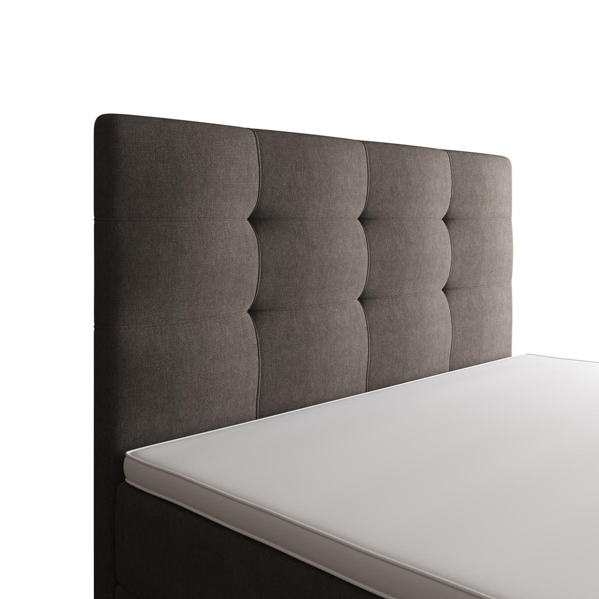 BOXBETT FADO 2 120x200, mit Matratze H3 und Topper, Cosmic 03 - Braun, Holz/Kunststoff (120/200cm) - Bedante