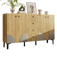 SIDEBOARD 160/94/36 cm Holzfarbe aus Holzwerkstoff mit 4 Türen und 4 Schubladen - Eichefarben, Holzwerkstoff (36/94/160cm) - OKMYHOME