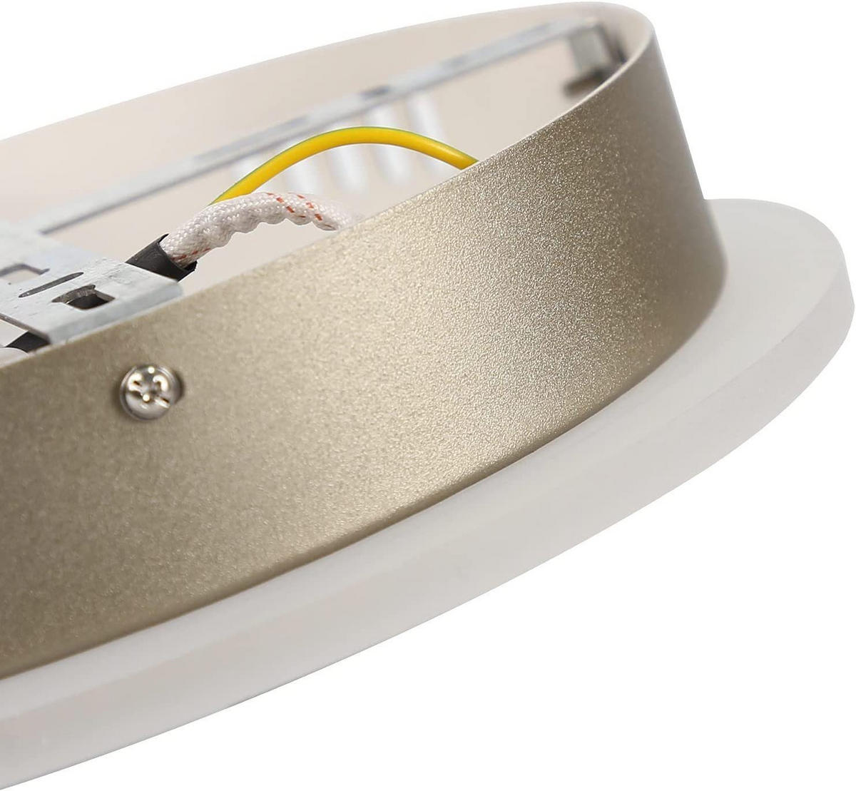 LED-DECKENLEUCHTE Dietrich 50/30/11 cm - Champagner, Metall (50/30/11cm) - Nettlife