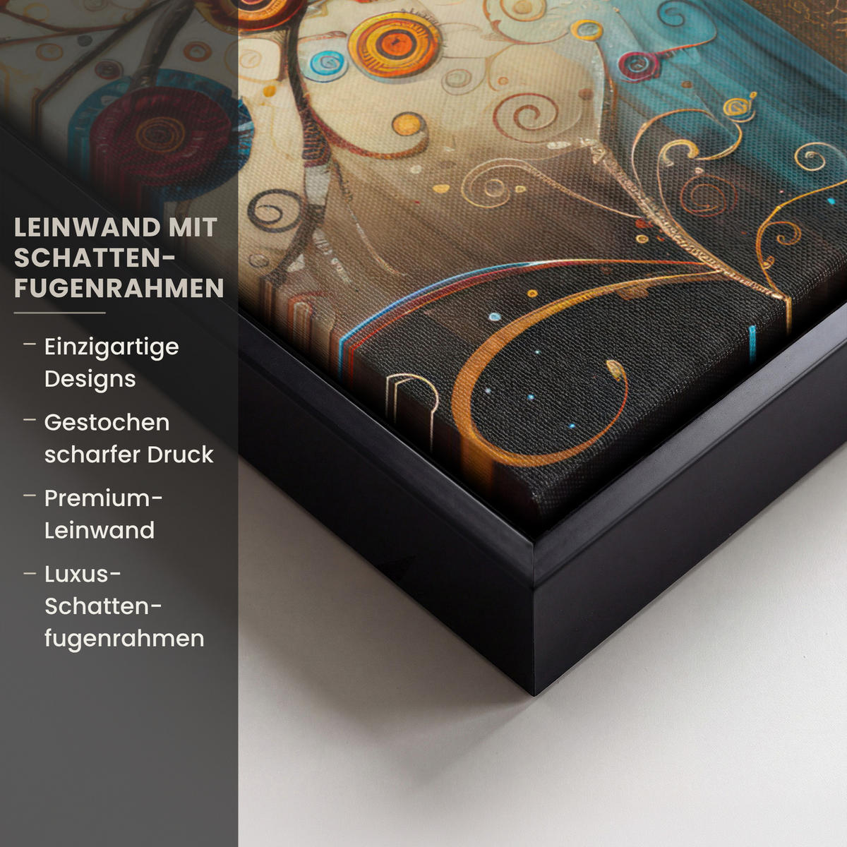 LEINWAND Bilder mit Rahmen - Baum - Baum des Lebens - Farbe - 30x40 - Braun, Textil (30/40cm) - MuchoWow
