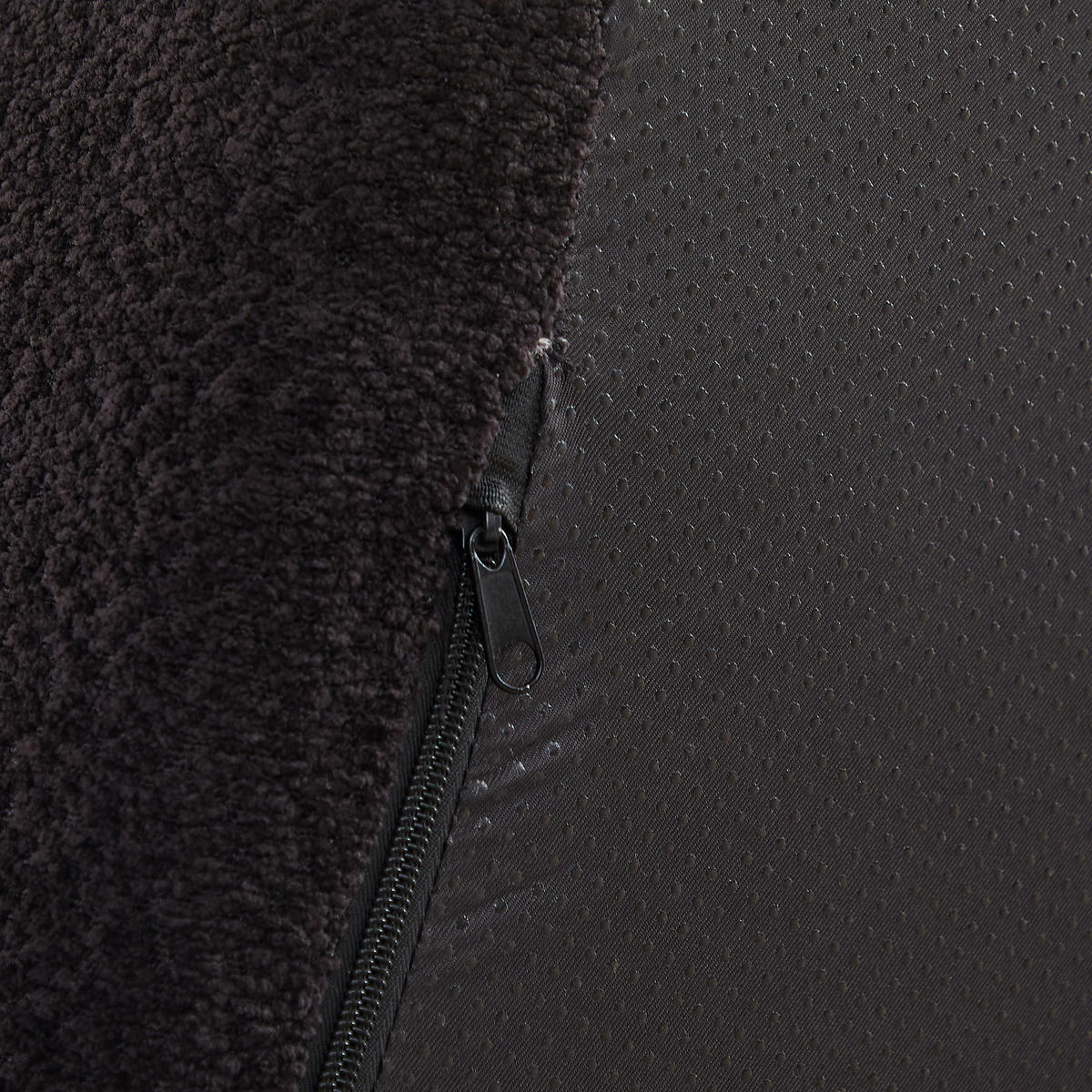 SESSEL DE-34513 sechseckig mit 3 Kissen Schwarz - Schwarz, Textil (122/76/138cm) - ComfortXL