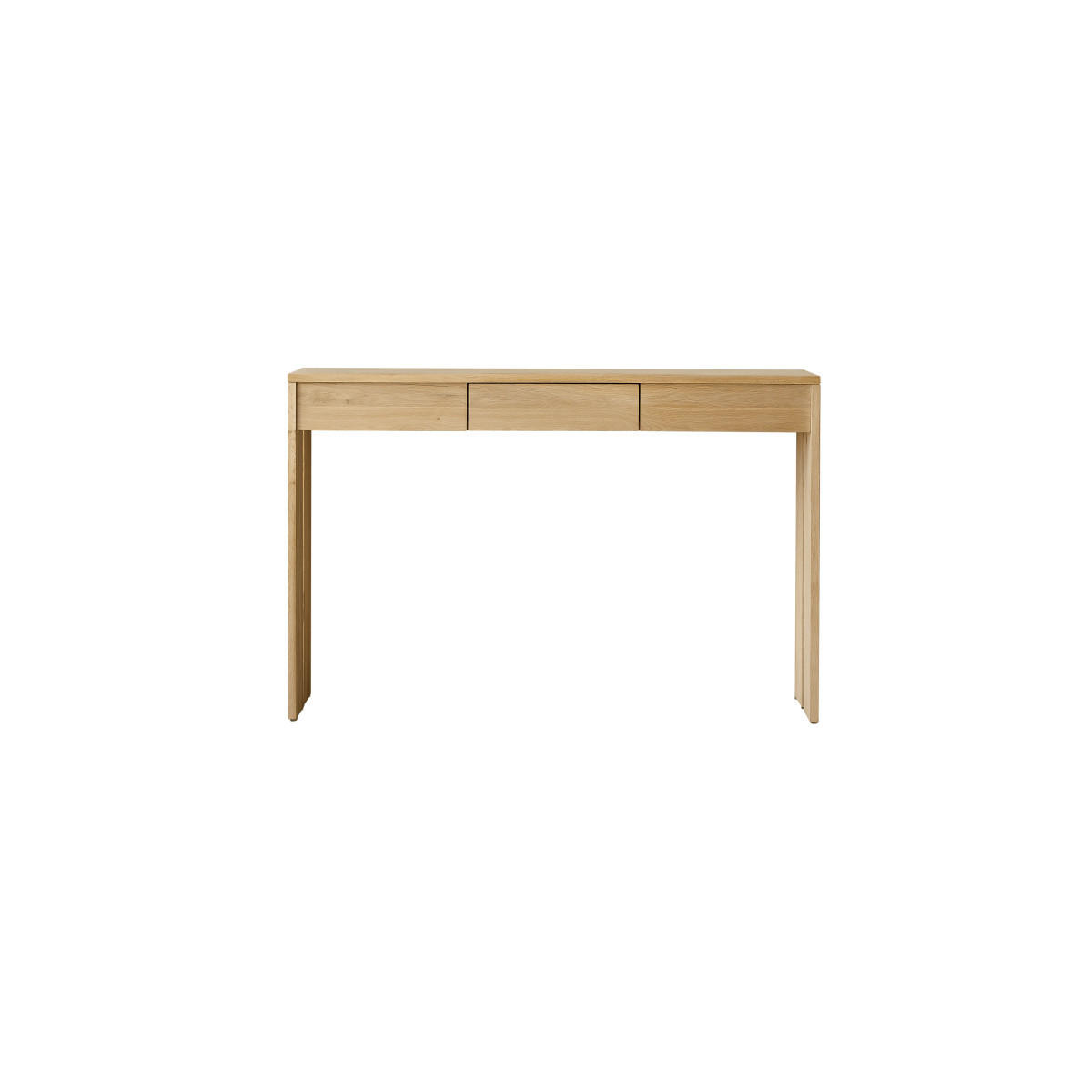 KONSOLENTISCH Eden Natur aus Eiche - Naturfarben, Holz (35/120/78cm) - Tikamoon
