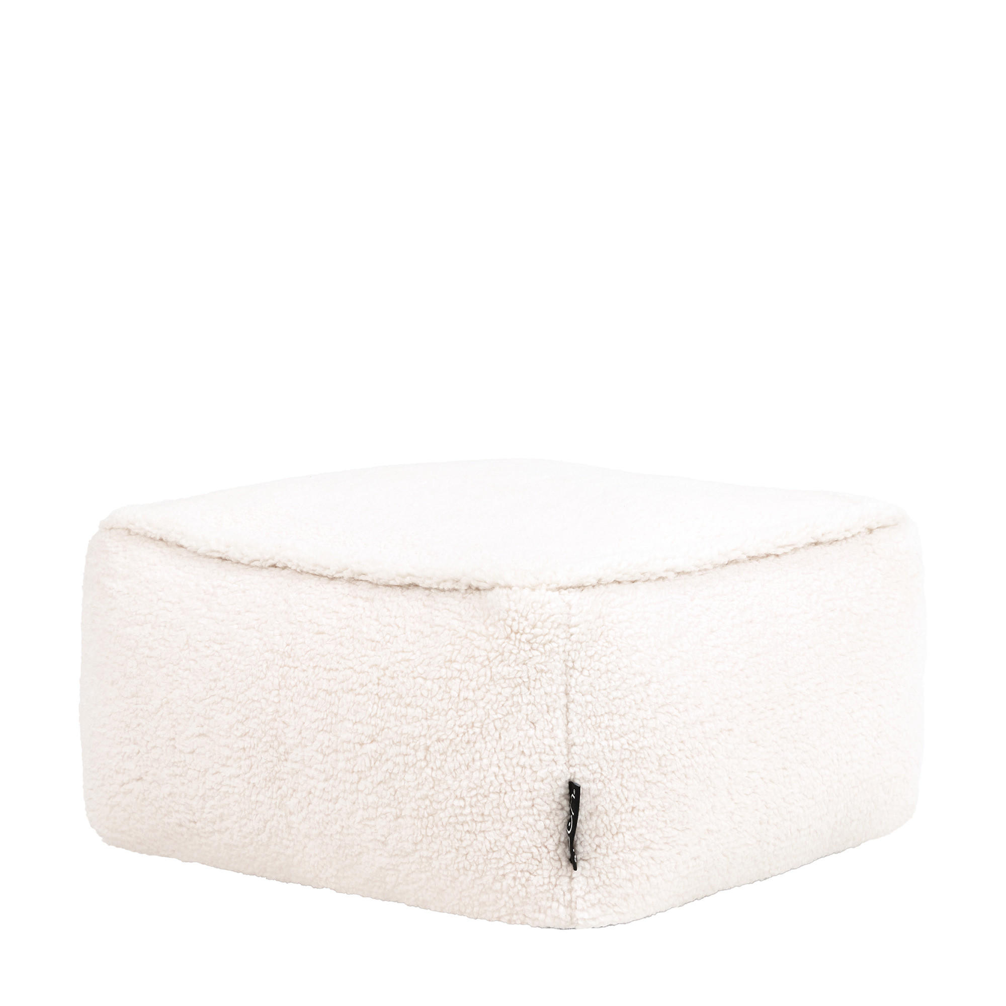 SITZPOUF Borg - Creme, Kunststoff/Textil (40/40/40cm) - icon