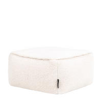 SITZPOUF Borg - Creme, Kunststoff/Textil (40/40/40cm) - icon
