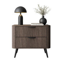 NACHTTISCH TWILIGHT mit Schubladen - Eichefarben, Holzwerkstoff (63/55/38cm) - Lookway