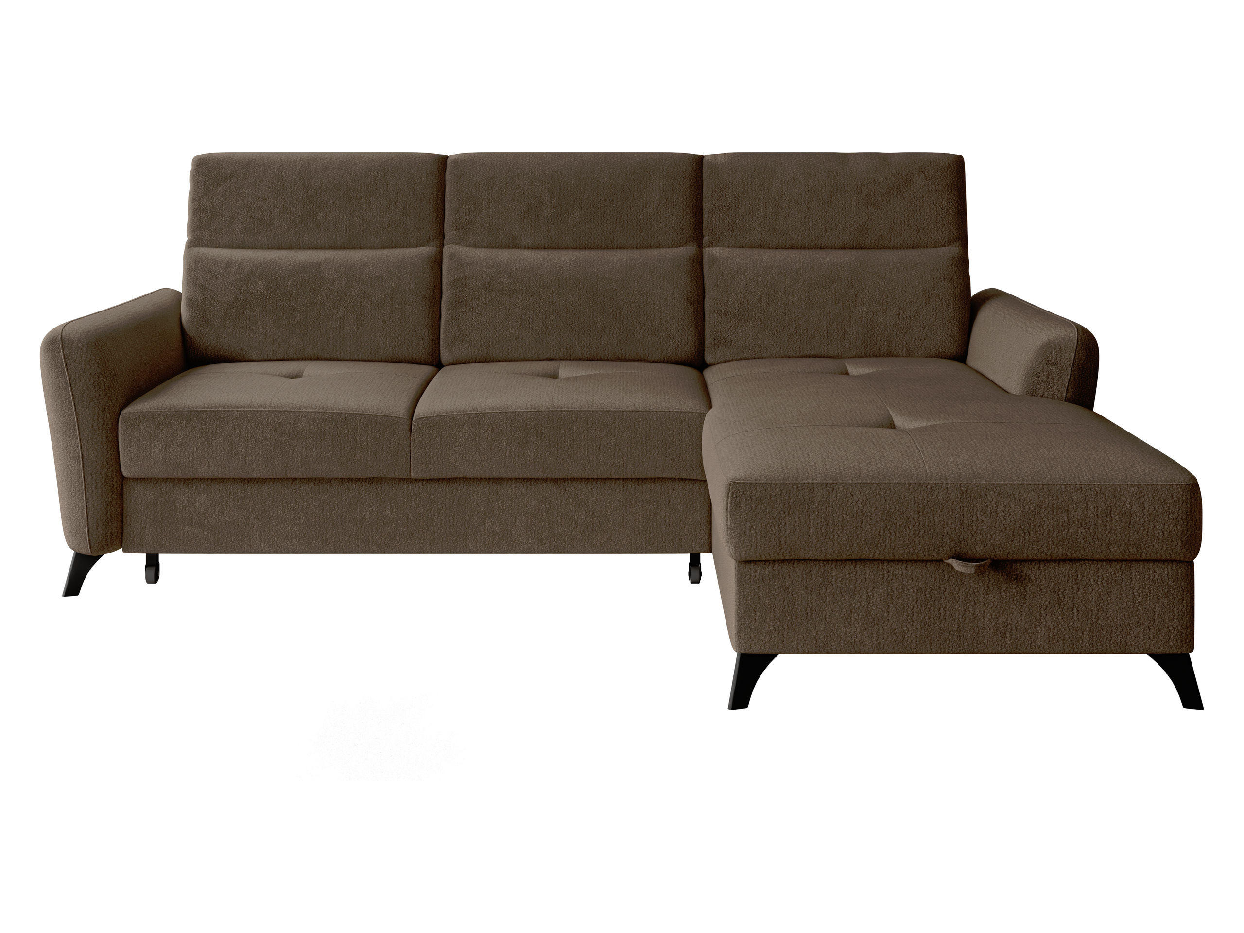 Mirjan24 Ecksofa Braun 238x167 cm