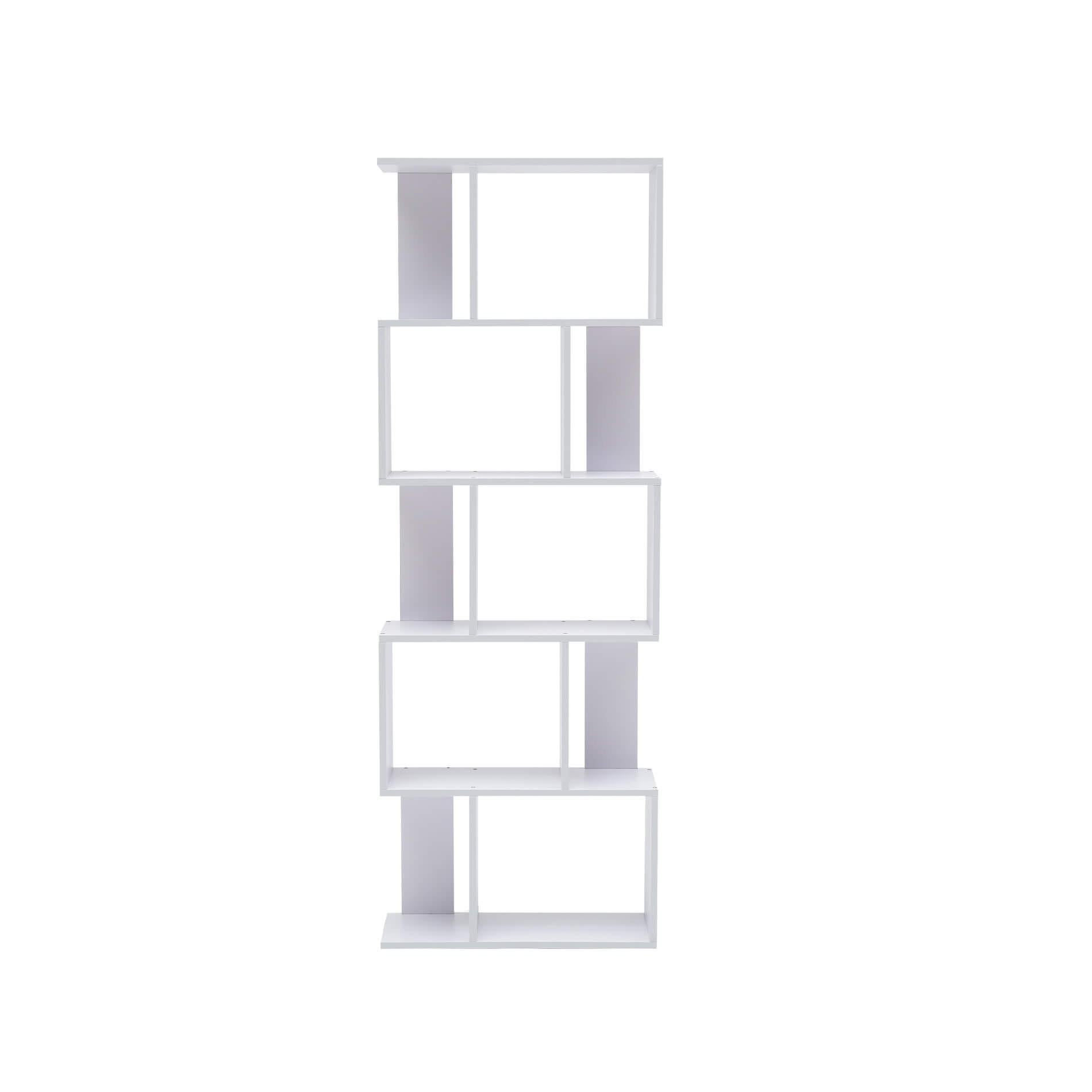 BÜCHERREGAL Weiß 24/60/173 cm - Weiß, Holzwerkstoff (24/173/60cm) - Mobili Rebecca