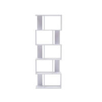 BÜCHERREGAL Weiß 24/60/173 cm - Weiß, Holzwerkstoff (24/173/60cm) - Mobili Rebecca