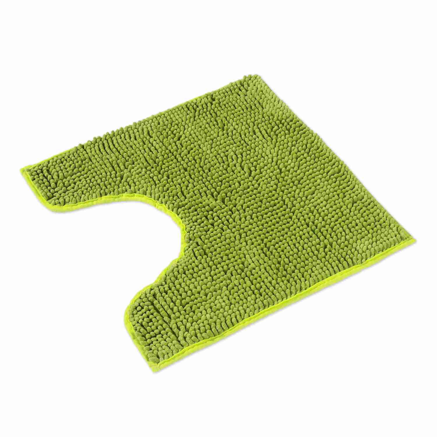 BADEMATTE MIT WC AUSCHNITT PARIS - Grün, Textil (45/45cm) - WohnDirect