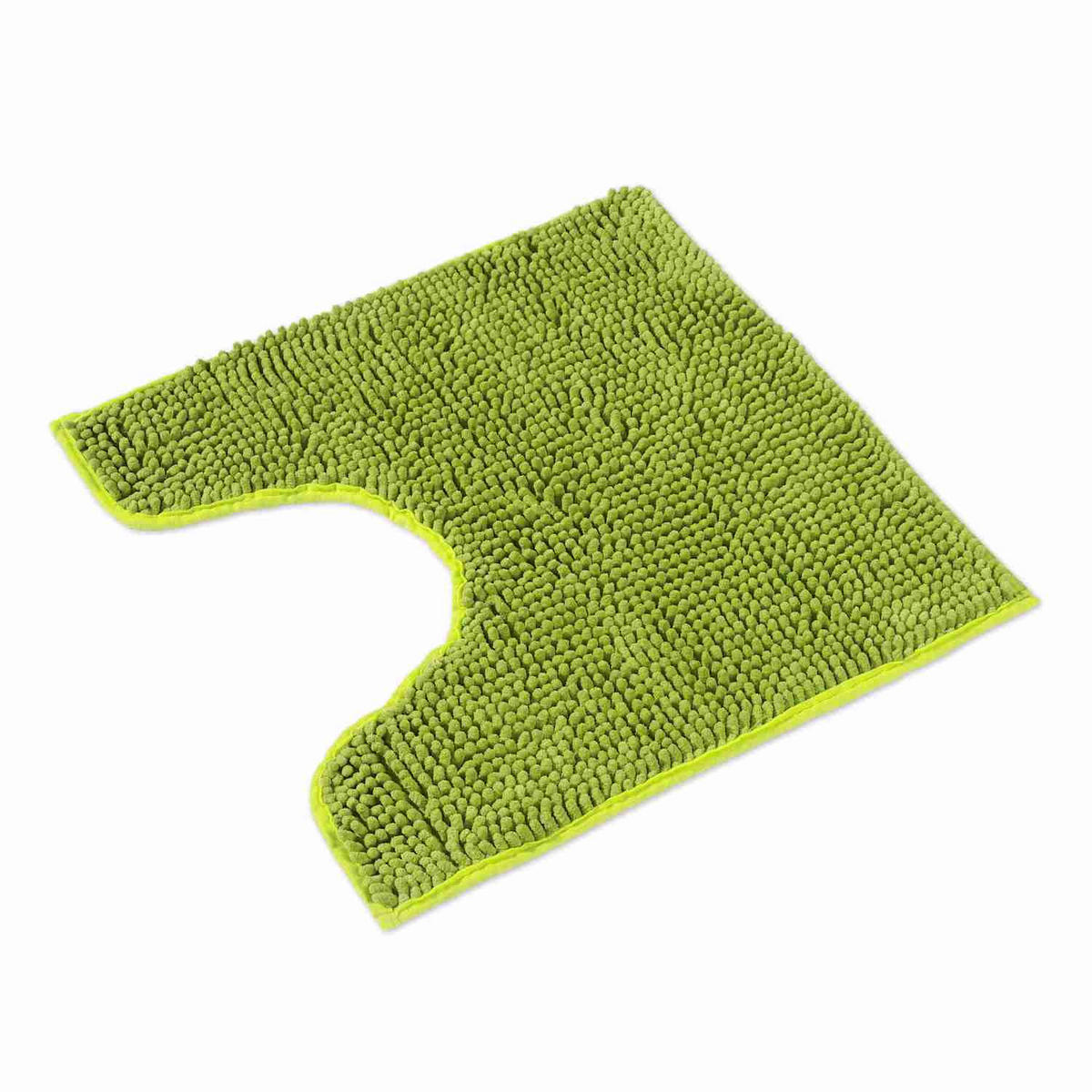 BADEMATTE MIT WC AUSCHNITT PARIS - Grün, Textil (45/45cm) - WohnDirect
