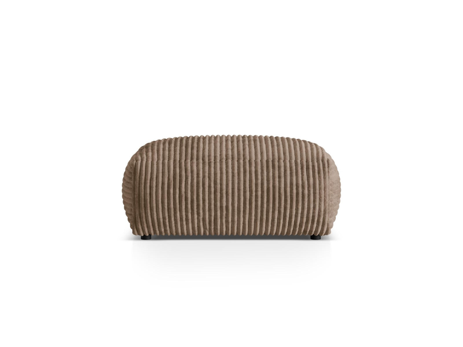 POUF Martina aus Cord eichel - Rotbraun, Textil (65/44/95cm) - Micadoni
