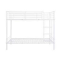 ETAGENBETT - 1 Person - Metall, Metall - Weiß - - Weiß, Metall (120/190cm) - Vente-Unique