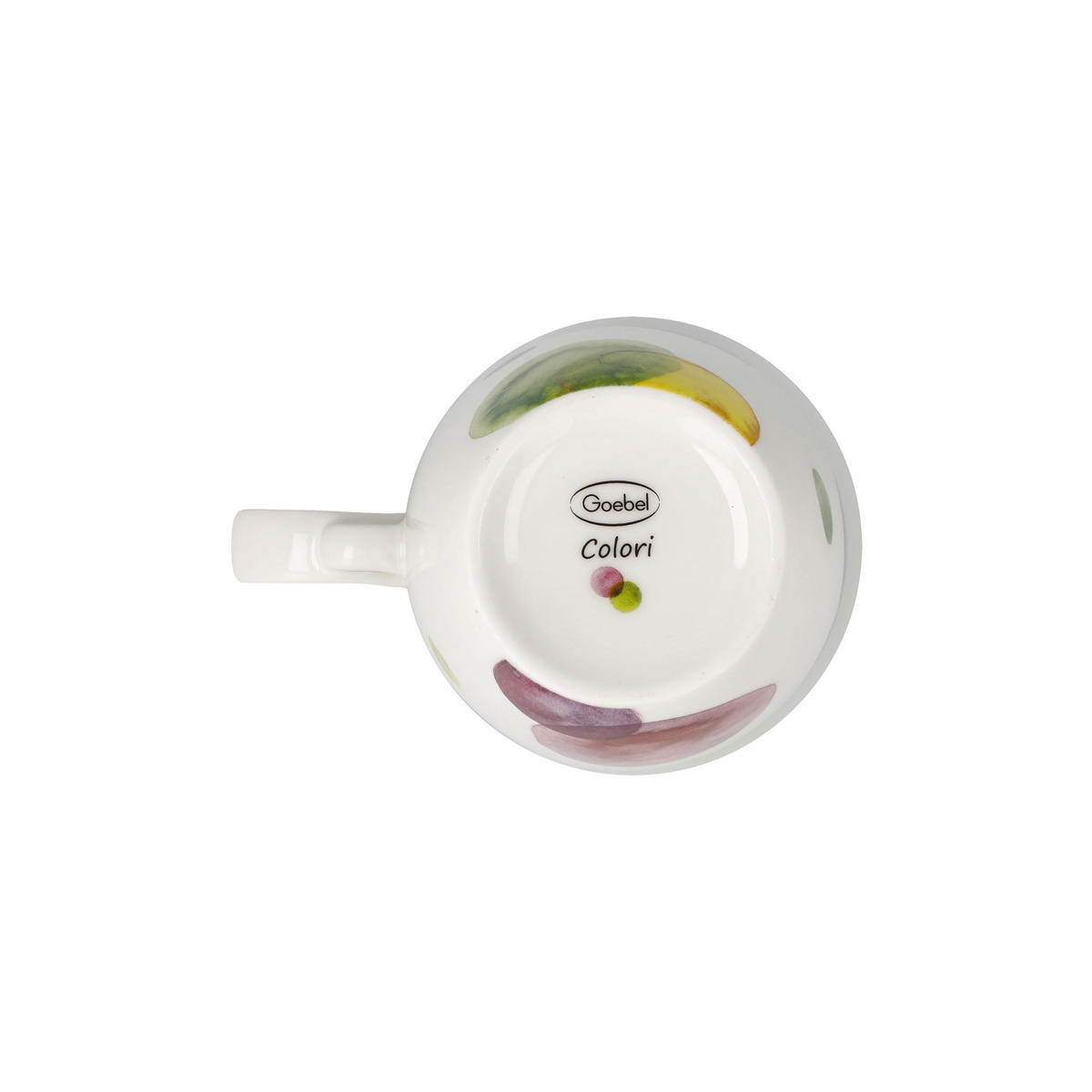 TEETASSE Colori Mix mit Deckel und Sieb, Fine Bone China, Metall, Bunt, 450 ml - Multicolor, Keramik (0.45L) - Goebel
