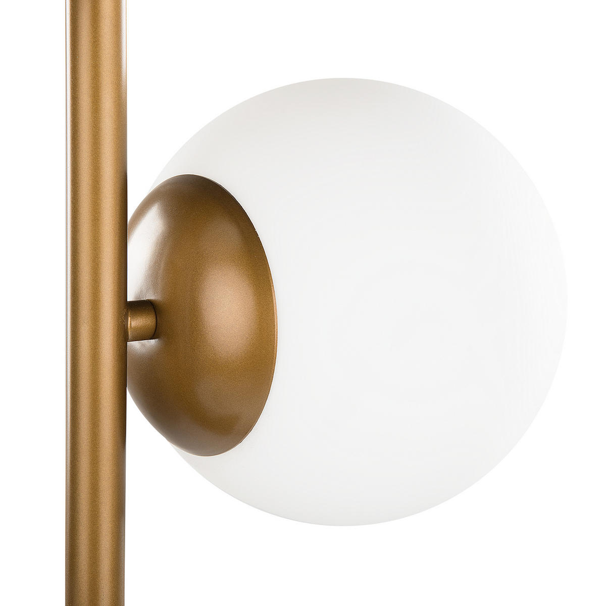 STEHLAMPE Wadi 35/35/153 cm - Goldfarben, Metall (35/35/153cm) - Beliani