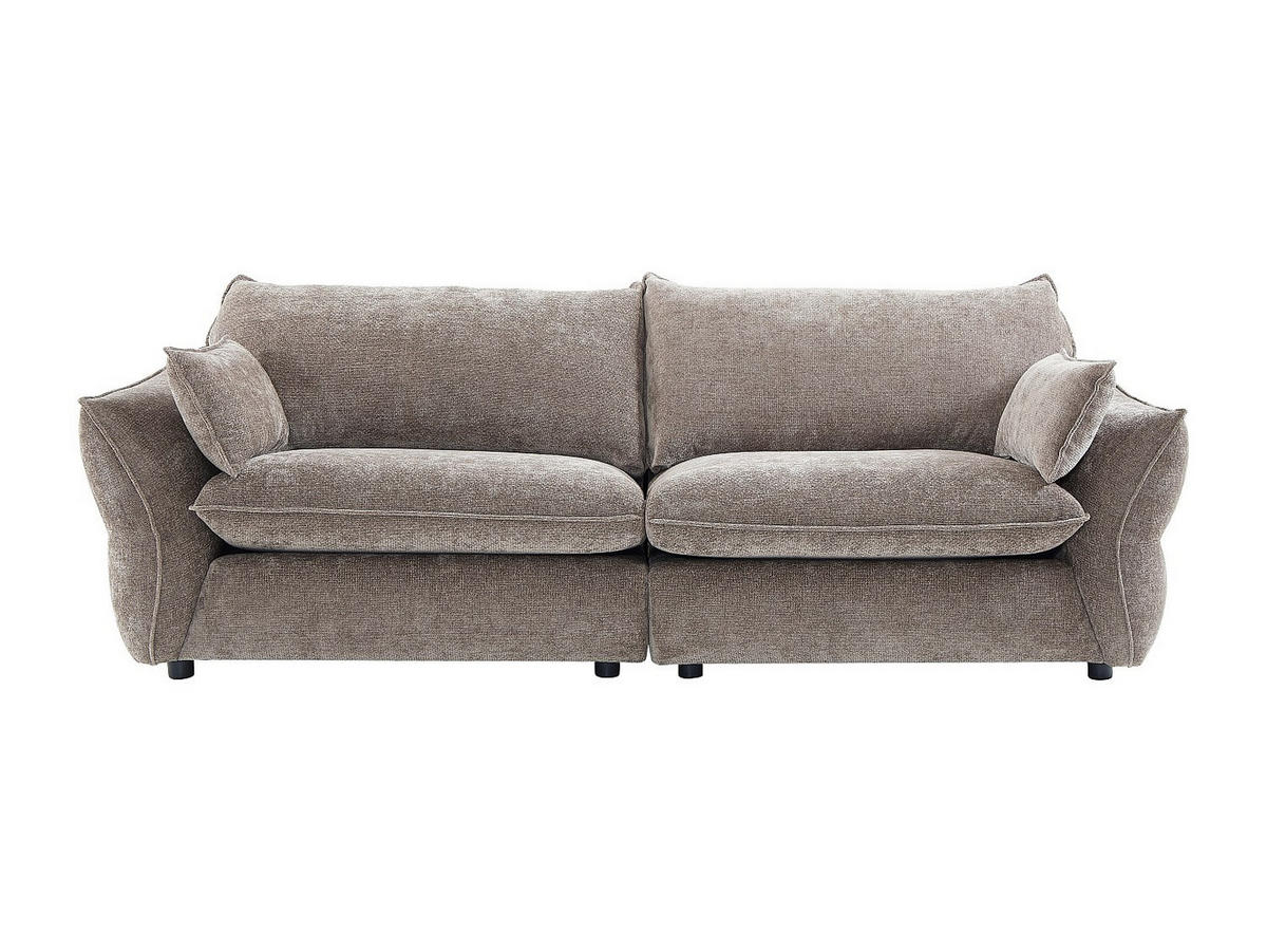 SOFA ohne Schlafmöglichkeit - -Sitzer - Stoff - Taupe - - Taupe, Textil (246/84/98cm) - Vente-Unique