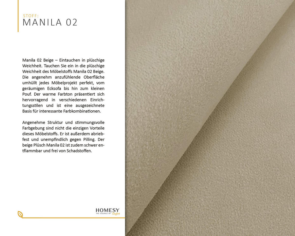 SCHLAFSOFA Celeste – modernes Design trifft auf höchsten Komfort, Beige - Beige, Holz (225/80/94cm) - Homesy