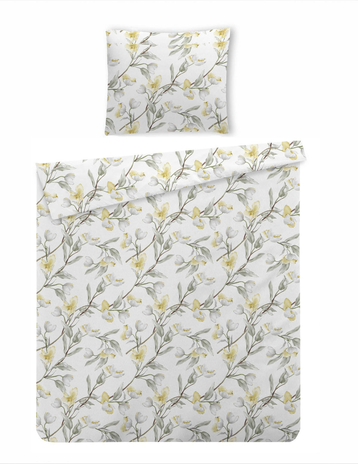 BETTWÄSCHE Galantera - Ecru, Textil (160/200cm) - home&you