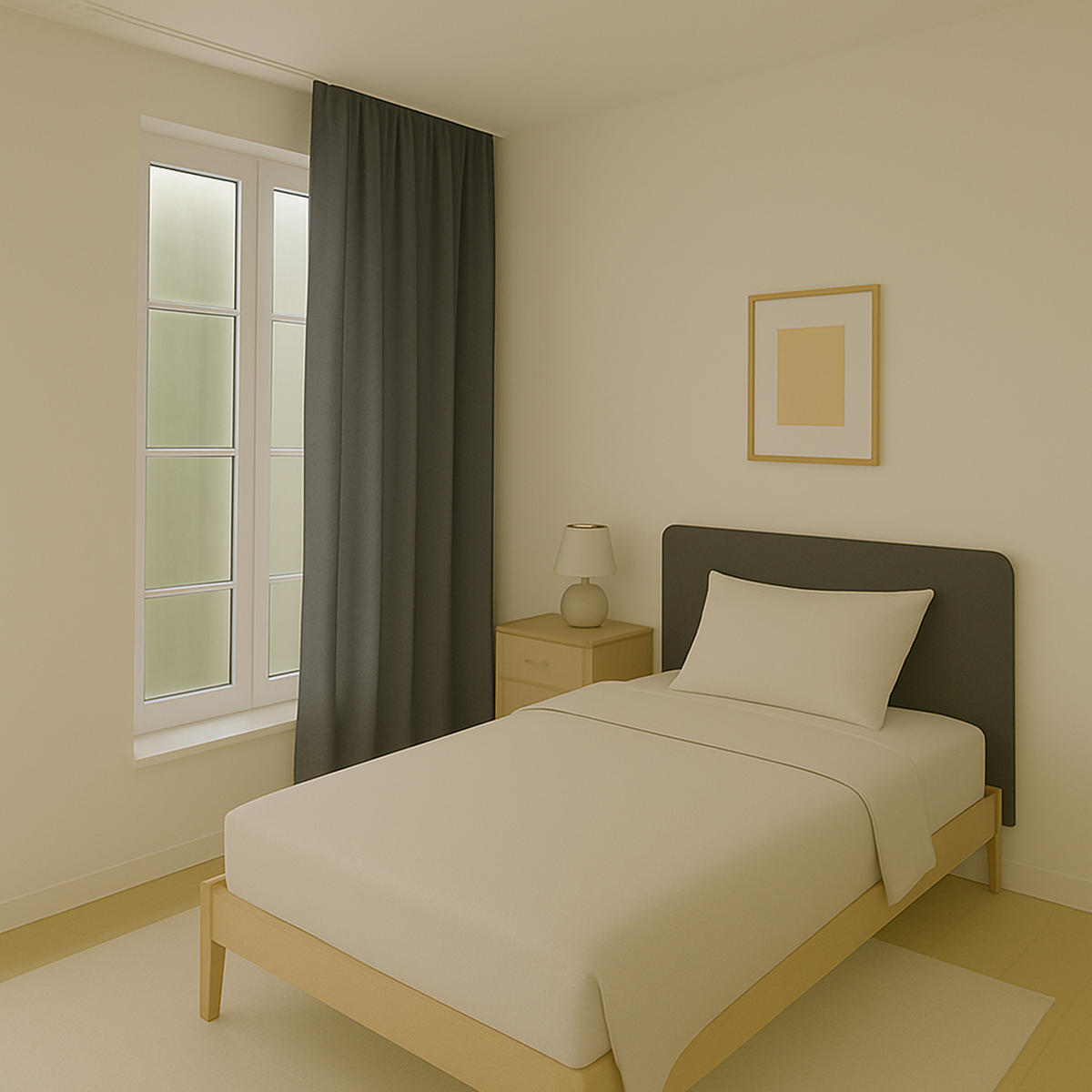 VORHANG Blickdicht ( 140x245cm ) mit Kräuselband / Universalband in Anthrazit - Anthrazit, Textil (140/245cm) - Bestlivings