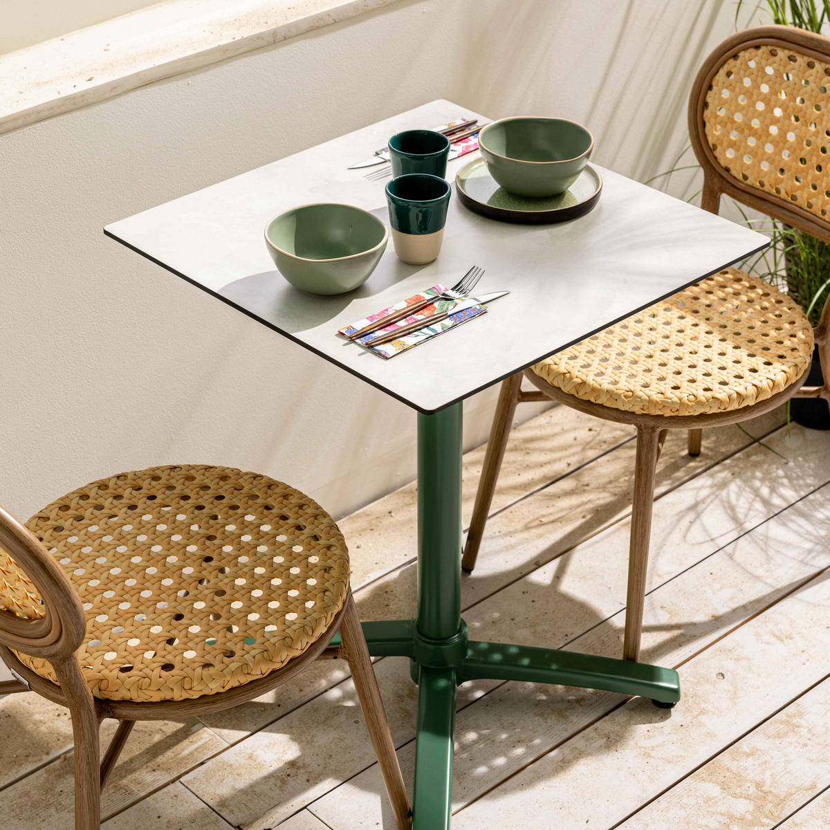 GARTENSTUHL, Holzfarbe - Eichefarben, Holz (42/78/58cm) - Oviala