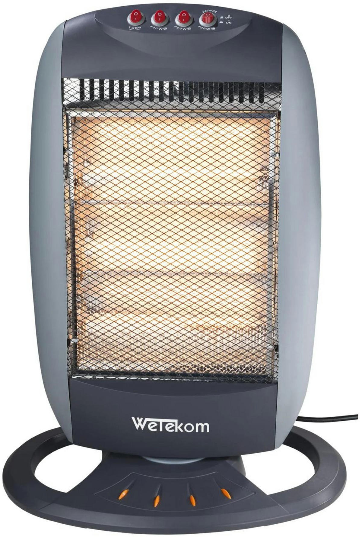 INFRAROTHEIZER, 3 Stufen, leistungsstark, kompakt - Grau, Kunststoff (3.3/1.3/5.4cm) - Westfalia